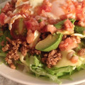 料理修行中♡'s cooksnap of when they made *カフェめし*タコライス＠サルサソース*.