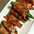 ののここﾏﾏ's cooksnap of when they made えのきとオクラの豚肉巻き♬.