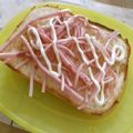 3姉妹ちゃんママ's cooksnap of when they made ハニー❤ハムマヨトースト.