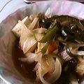 須南子's cooksnap of when they made 厚揚げの野菜たっぷり甘酢あんかけ＊.