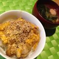 •たねたね•'s cooksnap of when they made 受験生のごはん: 親子丼.