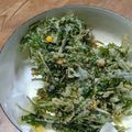 ケンチャナヨ～'s cooksnap of when they made トウモロコシと春菊のサクサク天ぷら.