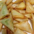 ゆもじゃこ's cooksnap of when they made 春巻きの皮でおつまみ♪えび＆チーズ✿.