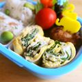 まきーころ's cooksnap of when they made お弁当用大葉入りだし巻き卵.