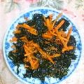 あざらしの赤ちゃん's cooksnap of when they made にんじんと韓国海苔の炒め物。.