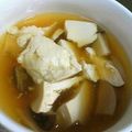 ゆかみお's cooksnap of when they made 豆腐&きのこのつるりんスープ♪.
