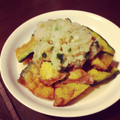 こすこす。's cooksnap of when they made ◆糖尿病◆揚げかぼちゃのおろしポン酢かけ.