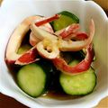 こにー☆'s cooksnap of when they made 酢の物・和え物にキュウリの美味しい切り方.