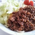 ぷらんとえっぐ's cooksnap of when they made 簡単　ジャージャー麺.