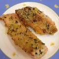 きょうこ0507's cooksnap of when they made サーモンの香草パン粉焼き.