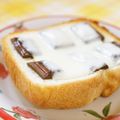 ななクレープ's cooksnap of when they made チョコチーズトースト。.