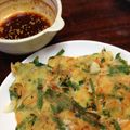 Blue。mom's cooksnap of when they made ✿うちの韓国チヂミ✿.