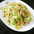 ユッチャム's cooksnap of when they made バター醤油の絶品☆焼きうどん.