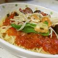 ぶるーべりー☆'s cooksnap of when they made トマトと揚げナスの絶品パスタ.