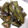ソネチコ's cooksnap of when they made 茄子の皮のきんぴらにんにく風味.