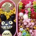 oioioiokei's cooksnap of when they made キャラ弁☆トトロ　となりのトトロ②.
