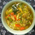 hanaミチ's cooksnap of when they made 体ポカポカ☆カレーうどん.