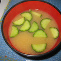 カナカナひぐらし's cooksnap of when they made 意外とおいしい！きゅうりの味噌汁.