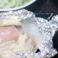 タキマキ0929's cooksnap of when they made チーズのっけ★鮭のホイル焼.