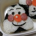 はつこ～'s cooksnap of when they made ★キャラ弁(^^)おむすびまん★.