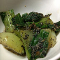 うにょ～ん's cooksnap of when they made 青梗菜の鰹節ごま和え.