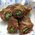 雪だるまんじゅう's cooksnap of when they made ✿お弁当に簡単✿豚肉のオクラ巻き✿.