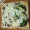 chikona's cooksnap of when they made 納豆＆ねぎマヨチーズトースト.