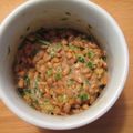 daikanon's cooksnap of when they made 混ぜるだけ♪セロリの葉っぱの納豆和え.