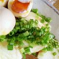 takefumiyuki's cooksnap of when they made あんかけ豆腐ステーキ　角煮の煮汁で♡.