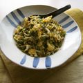 なっち船長's cooksnap of when they made ＊大根の葉としらすの卵炒め＊.