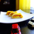 NAGANO久留米's cooksnap of when they made 鮭ほぐしとチーズのとろける卵焼き.