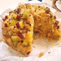 青空レモン's cooksnap of when they made お婆ちゃんに送るさつまいも黒糖蒸しパン★.