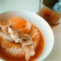 たけこ☆ミ's cooksnap of when they made 簡単キムチクッパ.
