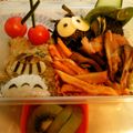 アルベルティーヌ's cooksnap of when they made 赤いトマトのうさちゃんのキャラ弁.