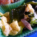 mihokid's cooksnap of when they made ✽ツナと炒りたまごの酢の物✽.
