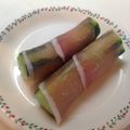 sonop's cooksnap of when they made 生ハムのキュウリ巻き.