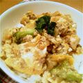 makichaki's cooksnap of when they made お豆腐と挽き肉の卵丼.