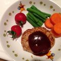 ひとまみ's cooksnap of when they made ジューシー・豚挽き肉でハンバーグ.
