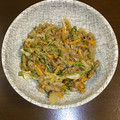 まで仔's cooksnap of when they made 豆苗と牛肉の炒めもの.