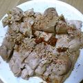 450μmの天体観測's cooksnap of when they made 鶏もも肉の黒ごま七味焼き.