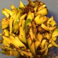 zyagagori's cooksnap of when they made デパ地下風‼セロリときゅうりの梅酢和え.