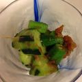 り〜にゃん's cooksnap of when they made オクラのめんつゆ梅カツオ.