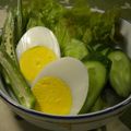 大魔女's cooksnap of when they made ＊茹で卵とオクラのサラダ＊.