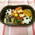 ayako☆☆'s cooksnap of when they made サッカー日本代表ユニフォーム☆キャラ弁.