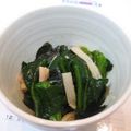 ラミラミ's cooksnap of when they made 保育園で人気☆ほうれん草の礒香あえ.