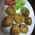 リンとハルルのママ's cooksnap of when they made ささみのミートボールあげ.