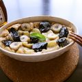 ○かづこ○'s cooksnap of when they made 朝食にプルーンとバナナの紅茶プディング.