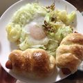 すけぴん's cooksnap of when they made キャベツのスライスとタマゴ朝からゲンキ！.
