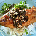 もーたん★'s cooksnap of when they made パパの鰻丼より旨い、鯵の蒲焼丼！.
