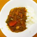 yagakao's cooksnap of when they made 夏野菜満載♪さっぱりドライカレー✿ฺ.